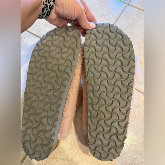 Birkenstock Papillio Arizona Big Buckle platform teddy pink size 42/L11 - Picture 7 of 10